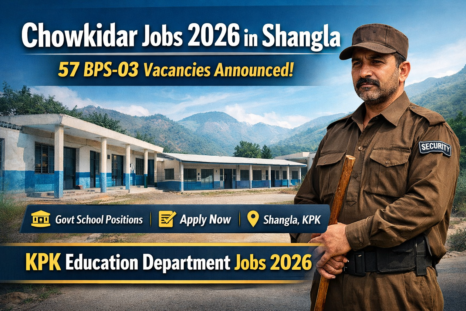 Chowkidar Jobs 2026 in Shangla